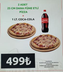 2 Adet Dana füme (25 cm) + ! litre İçecek | 599,00